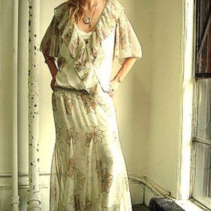 Jovovich-Hawk Sheer Maxi Dress